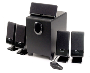 M1550 5.1 MultiMedia Speakers w/wired volume controller 